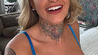 Tattooed Slut Stephanie Love Gets Fucked and Folded Into a Full Nelson by Jmac
