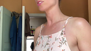 JOI Stepmommy Gets Mad at You for Making Fun of Her Glasses! You Better Pull That Cock Out and Let Me Finish You Now Cum