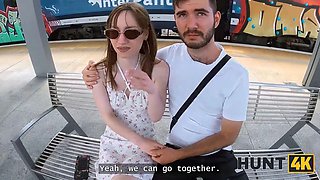 Hunt4k. striptease and sex to get a fresh job...