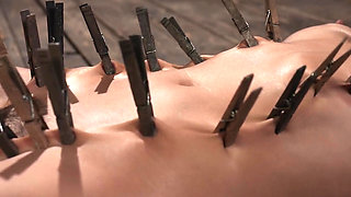 Melissa Stratton's hogtie and clothespin experience