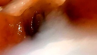 Amateur solo jock jerks his throbbing cock