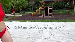 Auhneesh Nicole And Hooneyydeww Volleyball Duo Gets Nailed