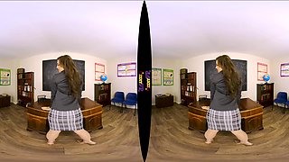 A Lesson In Tease - Big Tit Teen Solo Strips - Sexlikereal