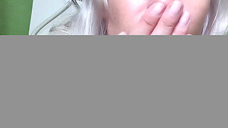 Pussy spread, ass spread and little Peeing before shower