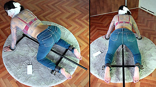 A Woman Is Restrained on All Fours and Left at Home Alone