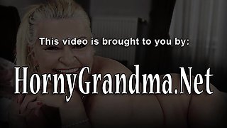 Granny whore giving head and riding