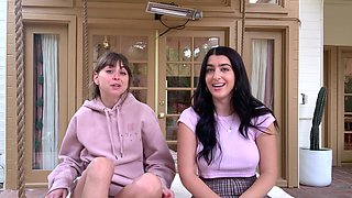 Masturbating amateur teen fucks both holes