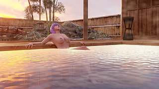 Hot Bath with Ayane - Beautiful Asian Girl