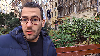 Babe with Perfect Natural Boobs Fucks Her Step Brother's Coach Right in His Face!