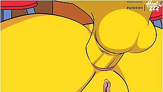 The Simpsons Moe Fucks Marge Doggystyle And Cum In Her Ass With Car Toon And Marge Simpson