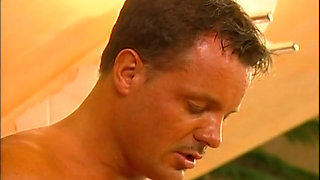 Bathroom granny loves sex