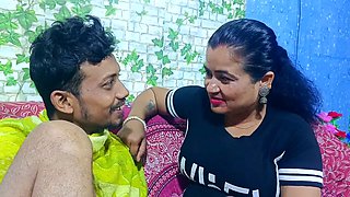 Desi Bhabhi in short dress fucked hard by Dever ji