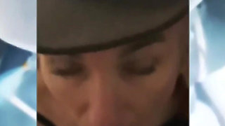 Sexy 46 Year Old Cowboy MILF Getting Her Throat Fucked by Younger Guy