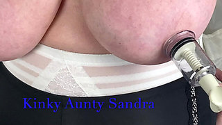Sexy Aunty Sandra with New Panties