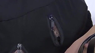 Two Hot MILF's and One Horny Slave in Action