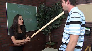 Amia Miley's Horny Teacher Passion Ignites in Wild Heat