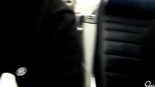 SinsLife - Fingers Pussy and Makes Herself Cum in Airplane