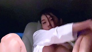 Great Big Boobs On Masturbating Redhead