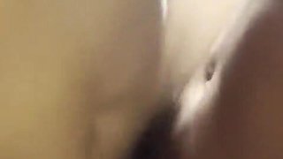 Amateur cheating hubby gave his sizzling young brown-haired wifey a weekend to have bang-out with her well-gifted school homie at the duo's beach building, part two.