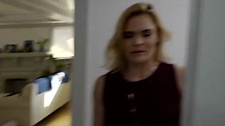 small tits teen stepsister gets drilled by stepbrother in