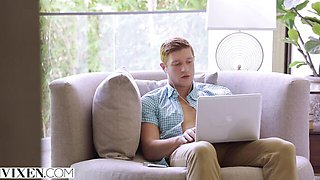 Hairy pussy sex with stunning Anya Olsen and Naomi Swann from Vixen