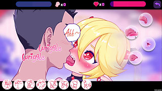 Hentai Game - Elf Girl Pinball  - Sexy Succubus with a Slender Body in a Raw, Tight Sex Session