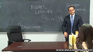 Innocenthigh Perky Tits teenager fucked facialized