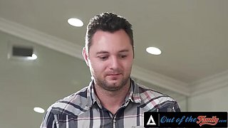 OUT OF THE FAMILY - Brittany Andrews Fucks Stepson After Repair Job With Big Titty POV MILF Sex
