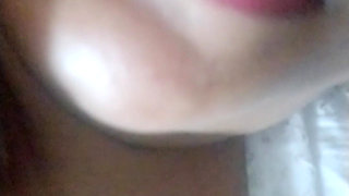 Bhabhiji's juicy lips with voice