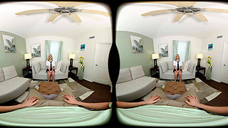 FORBVR - Big Tits Student Gypsy Rose Asks To Ride Your Dick In POV