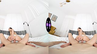 Matty Mila rides a big dick in stunning virtual reality