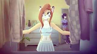 3D anime hentai with hot animated action and plumb scenes
