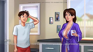 Xrgamers Debbie Kisses Anon After Summer Saga Hentai