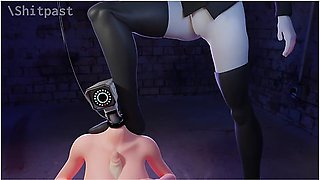 Car Toon - Tv Woman Makes Camera Girl Fuck Me With Her Tits. Skibidi Porn. God, Forgive Me