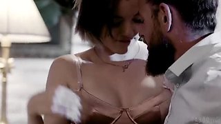 Anny Aurora Seduces Step Uncle in Taboo Threesome - Teen Brunette Blowjob & Riding