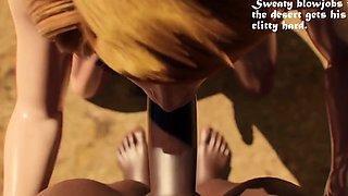 Horny 3D punk rock stud getting fucked hard anally