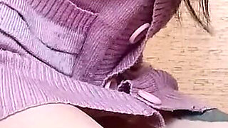 Quick Lesbian Sex in the Kitchen with a Strap-on