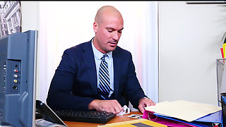 Sweetie Alex Blake successfully auditions for the role of secretary
