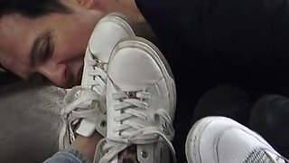 Fun with Our Foot Slave!