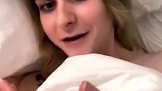 Aoife Bee Flashing Tits From The Bed