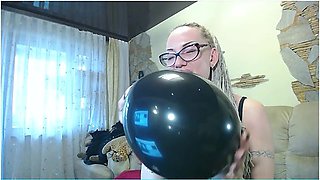 Loners Welcome! Blonde And Black Balloon