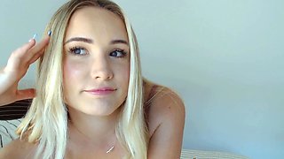 Solo hot woman Alice Nekrasova is masturbating all day, in 4