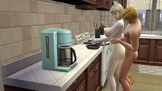 Naruto and Koh Samui: Hot Ninja Girl Gets Fucked in the Kitchen