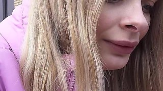 German Scout - Big Natural Saggy Tits Nurse Naomi Love Talk to Pick up Casting Fuck