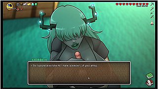 Hornycraft [ Minecraft Porn Hentai Game ] Ep.37 Giant Woman Kiss My Small Cock Until I Facial Her