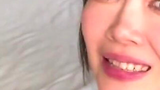 H Cup Beauty Mirei Returns - Nearly Hands Free Blowjob Interview with 5 Loads and Faceshots