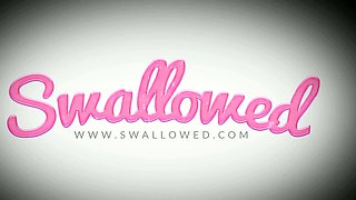 SWALLOWED Lily Lou and Gia Derza's guzzling goals