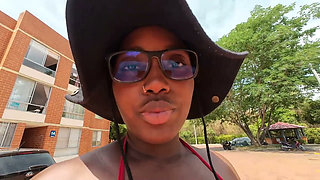 Stepdad I Almost Fell on My Cute Face for That Cock Crowing Golden Shower Exposing My Pierced Black Nipple Boobs - Mastermeat1
