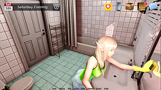3D Fantasy Game Animation - Harem Adventure Scene (Cinematic Gameplay)