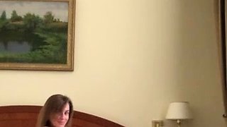 Amateur blond girl with big boobs getting fucked